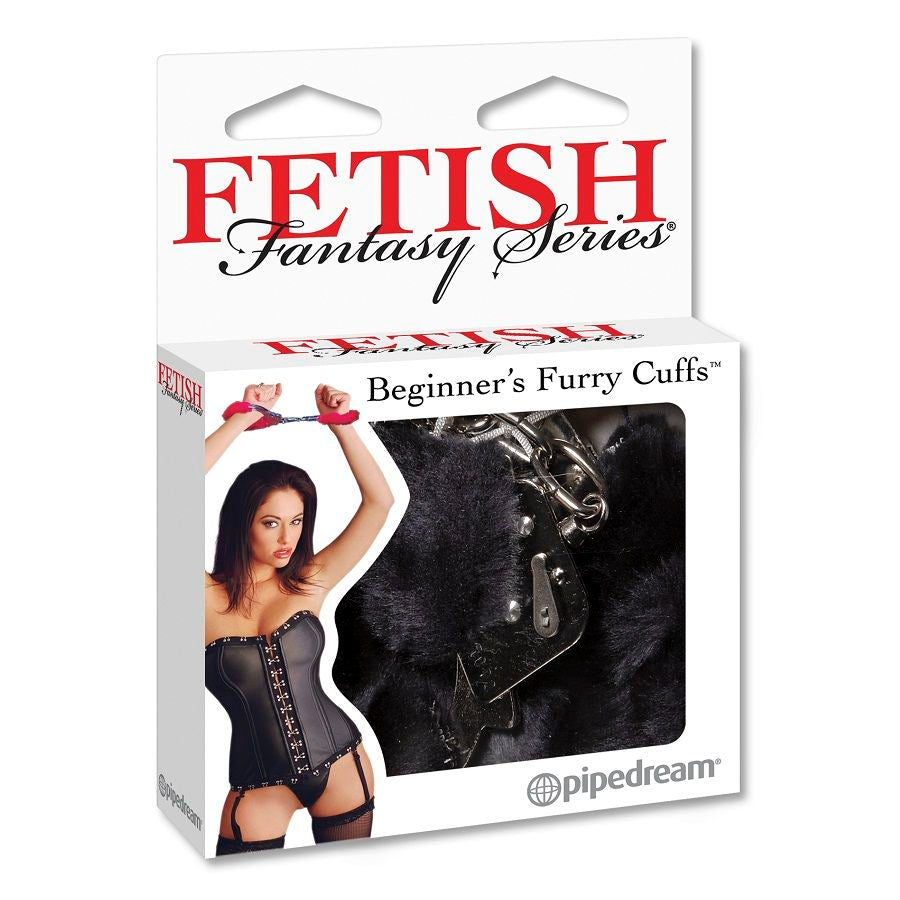 FETISH FANTASY SERIES - FURRY CUFFS BLACK - Kink&Play