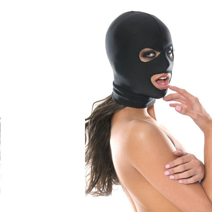 FETISH FANTASY SERIES - SPANDEXHUVA MED 3 HÅL