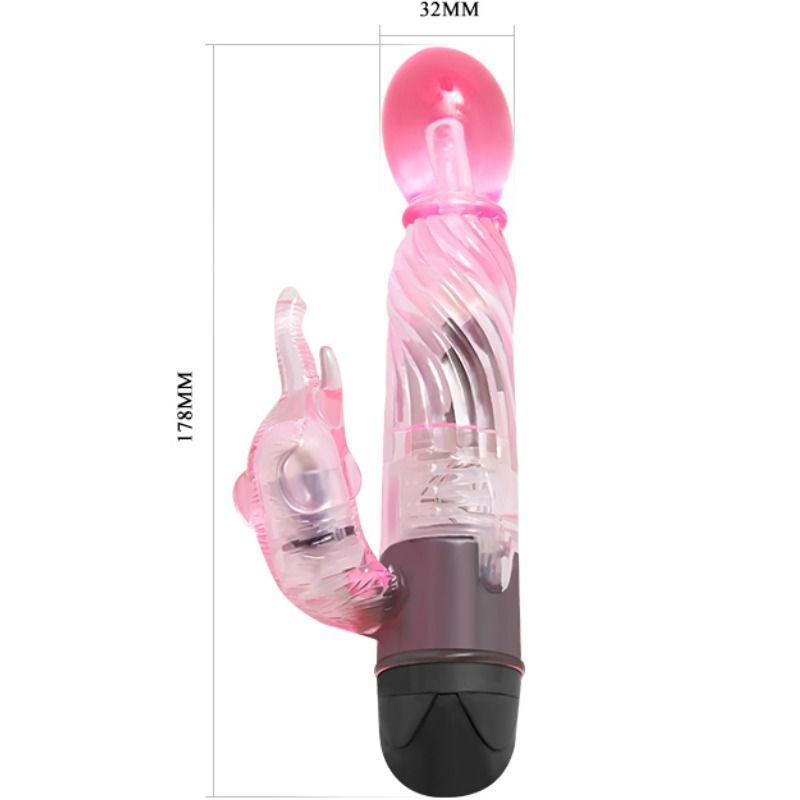 BAILE - LOVER VIBRATOR WITH PINK RABBIT 10 LÄGEN