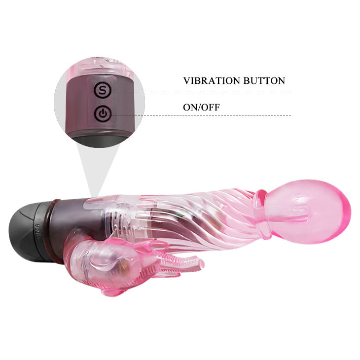 BAILE - LOVER VIBRATOR WITH PINK RABBIT 10 LÄGEN