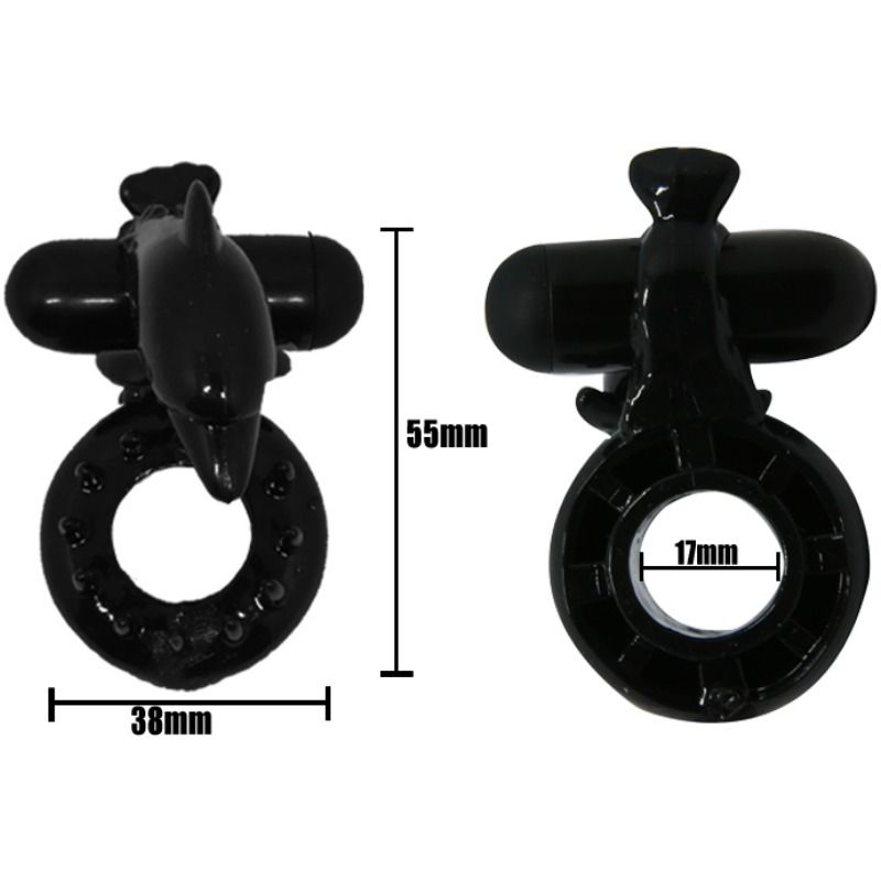 BAILE - SWEET RING RING MED KLITORISSTIMULERANDE DELFIN