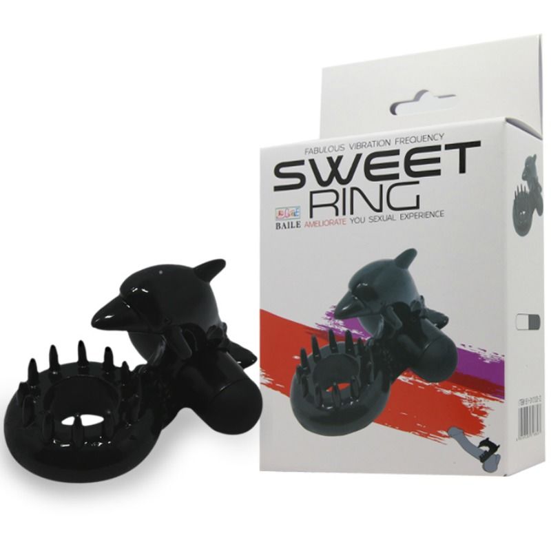 BAILE - SWEET RING RING MED KLITORISSTIMULERANDE DELFIN