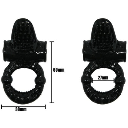 BAILE - SWEET RING VIBRERANDE RING MED TEXTURERAD KANIN