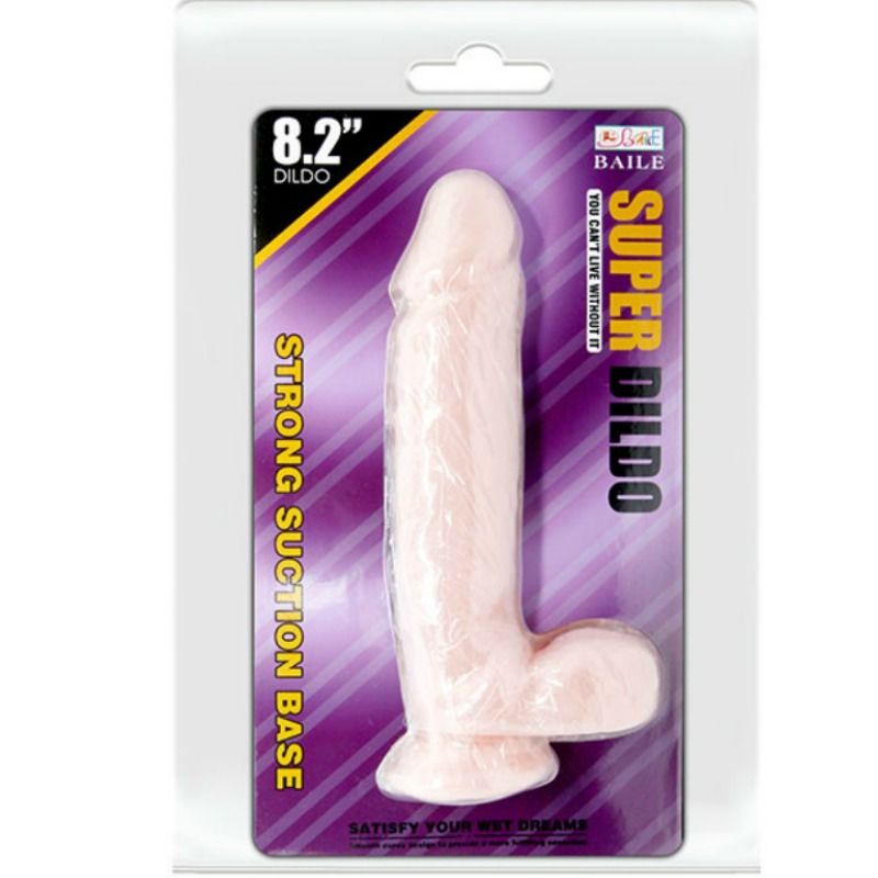 BAILE - SUPERREALISTISK NATURTROGEN DILDO 21,5 CM
