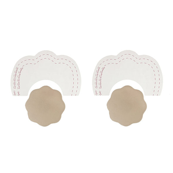 BYE-BRA - BREASTS ENHANCER + NIPPLE COVERS SILK CUP D/F - Kink&Play