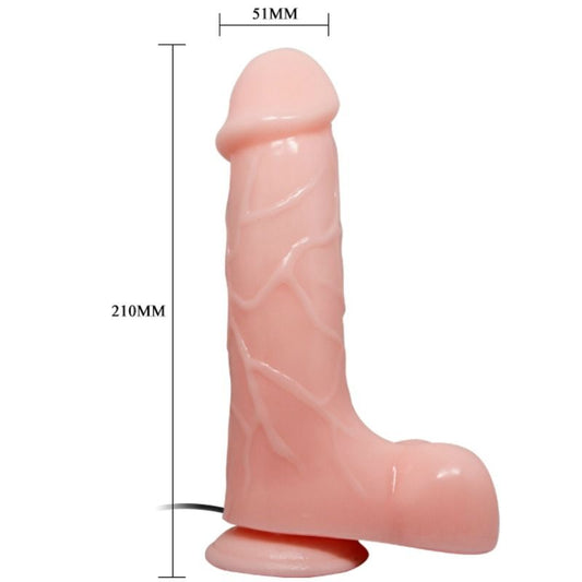 BAILE - NATURLIG BARBARA REALISTISK VIBRATOR 21 CM