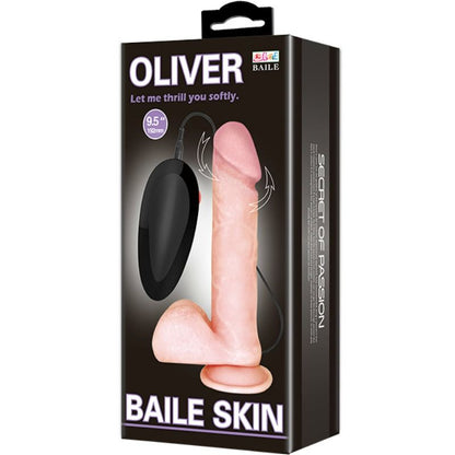 BAILE - OLIVER REALISTISK VIBRATOR MED ROTATIONSFUNKTION