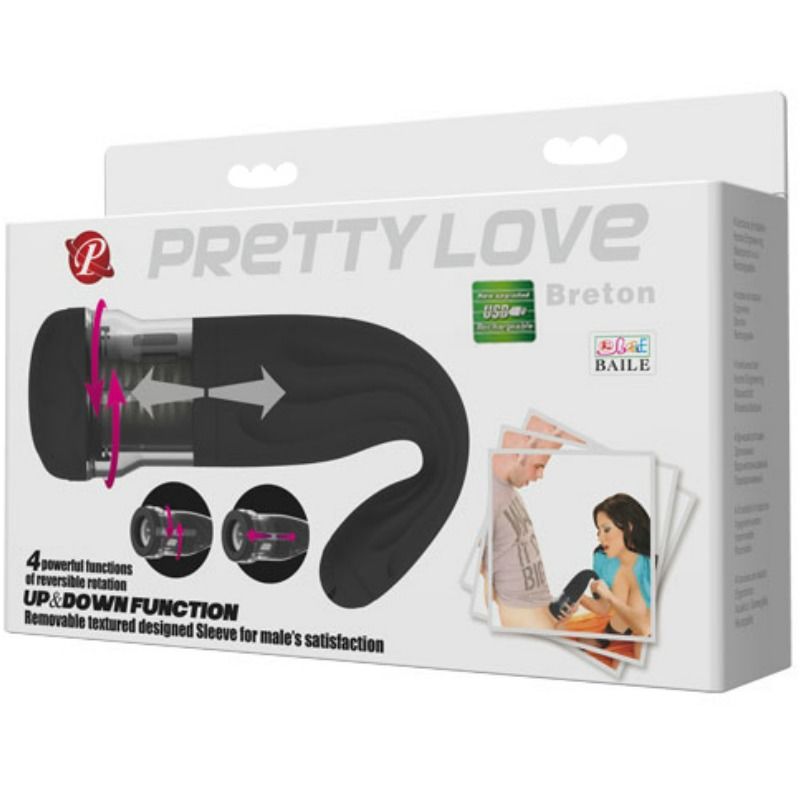 PRETTY LOVE - BRETON MULTIFUNCTIONELL UPPLADDNINGSBAR MASTORBATOR