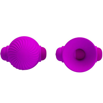 PRETTY LOVE - NIPPELSTIMULATORER 12M LILA VIBRATION