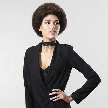 BIJOUX INDISCRETS MAZE - BLACK NECKLACE WITH STRAP - Kink&Play