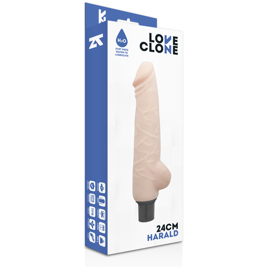 LOVECLONE - HARALD SJÄLVSMÖRJANDE VIBRATOR 24 CM -O- 4 CM