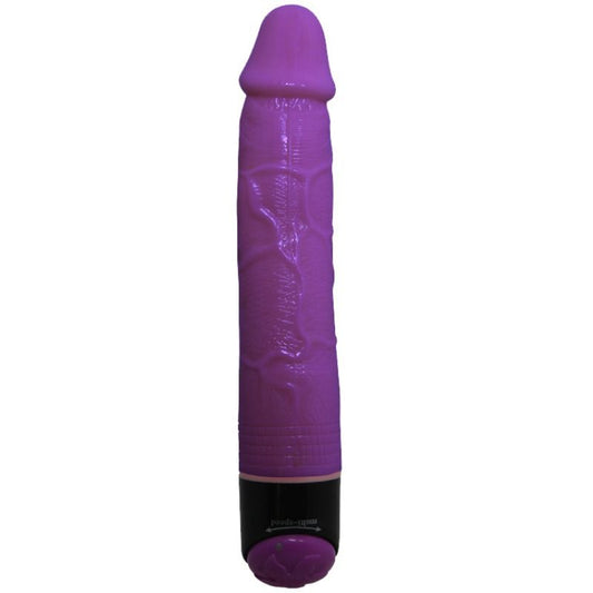 BAILE - FÄRGGLAD SEX LILA REALISTISK VIBRATOR 23 CM