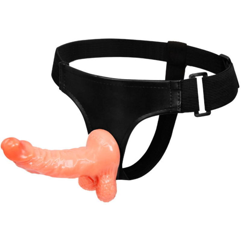 BAILE - HARNESS WITH REALISTIC PENIS AND ULTRA PASSIONATE ADJUSTABLE PANTIES 15.5 CM - Kink&Play