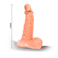 BAILE - SELE MED REALISTISK PENIS OCH ULTRA PASSIONERADE JUSTERBARA TROSOR 15,5 CM