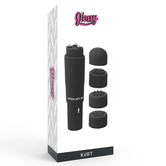 GLOSSY - KURT FICKMASSAGER SVART