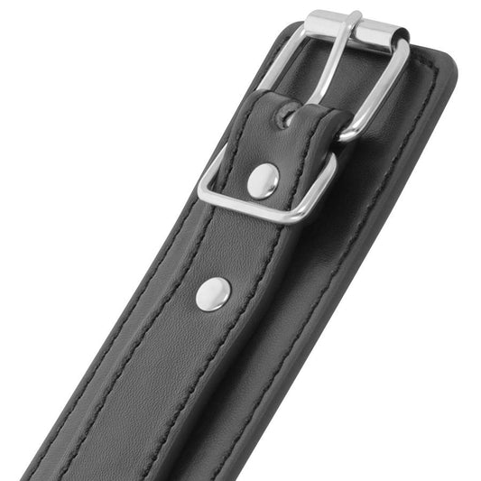 MÖRKR - SVARTA JUSTERBARA HANDBOJOR MED DUBBELT FÖRSTÄRKNINGSTEJP