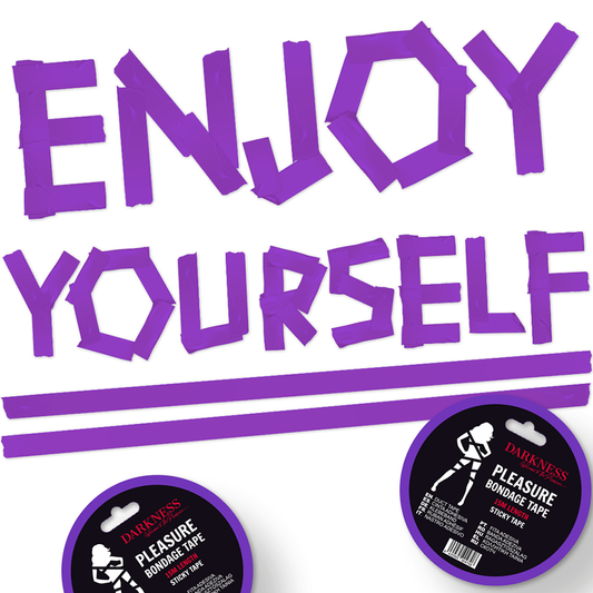 MÖRKR - LILA BONDAGETEJP 15M