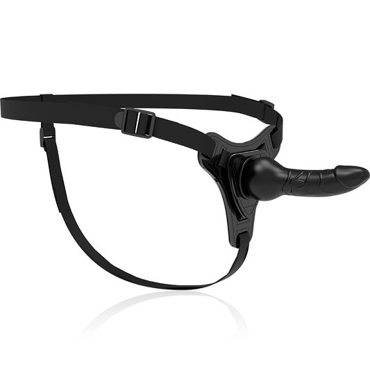 FETISCH UNDERSODIG SELE - SVART SILIKON REALISTISK 16 CM