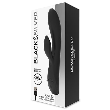 SVART & SILVER - KAULTZ BERÖRINGSKONTROLLERAD VIBRATOR
