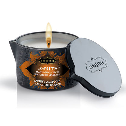 KAMASUTRA - MEDITERRANEAN ALMOND MASSAGE CANDLE 170GR - Kink&Play