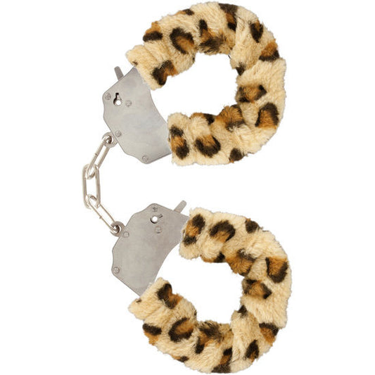 TOYJOY - PÄLSKADE ROLIGA BONDAGE-HANDJOR MED LEOPARDFÄRG