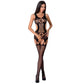 PASSION - WOMAN BS066 BLACK BODYSTOCKING ONE SIZE