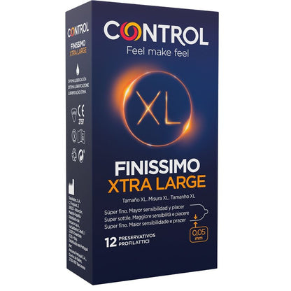 CONTROL - FINISSIMO XL CONDOMS 12 UNITS - Kink&Play