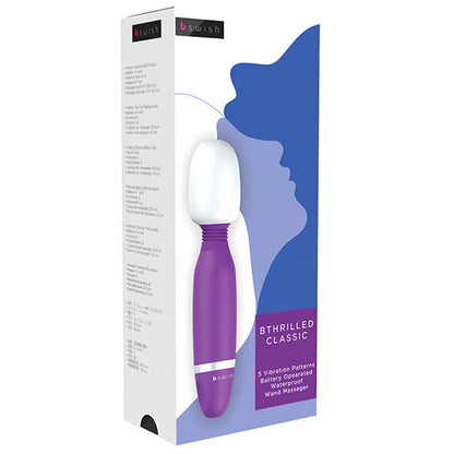 B SWISH - BTHRILLED CLASSIC LILAC MASSAGER - Kink&Play