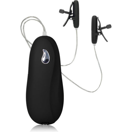 CALEXOTICS - VIBRERINGSVÄRMADE BRÖSTVÅRTTEASERS SVARTA