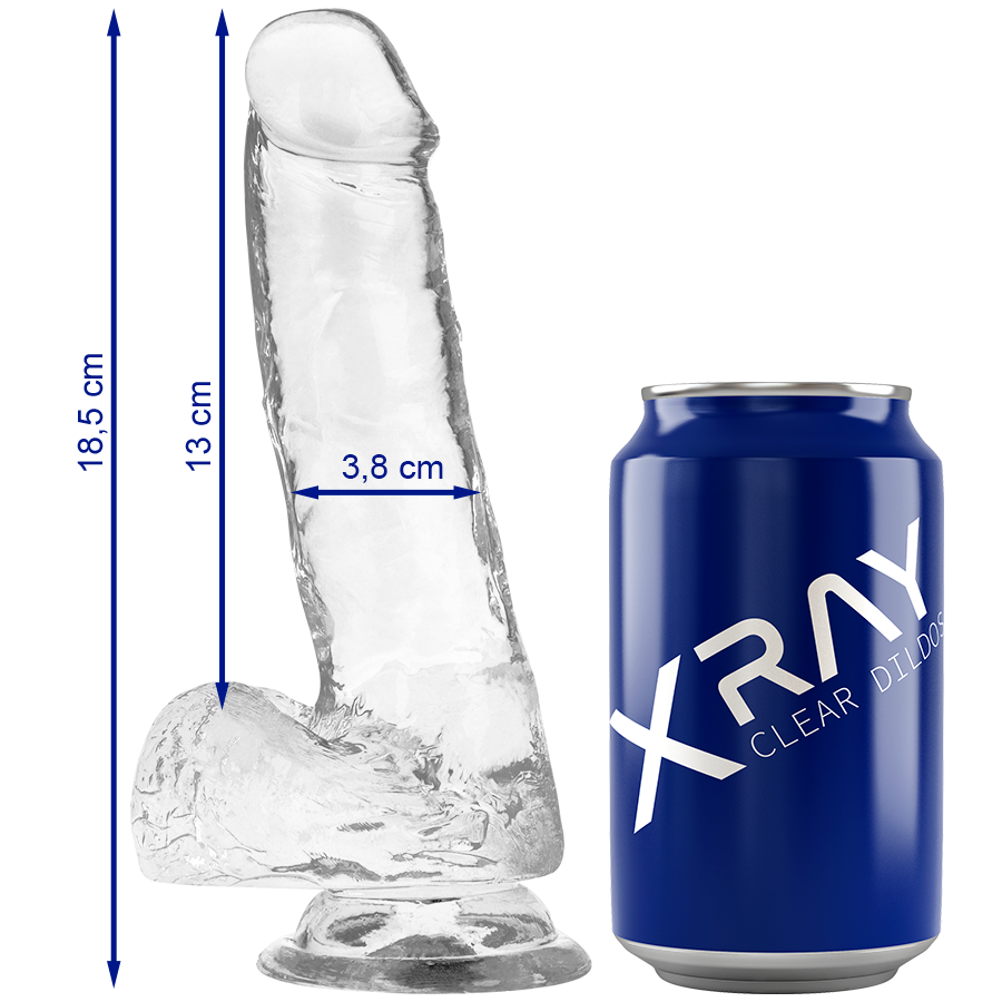 RÖNTGEN – KONSULTERA BILDER PÅ KÖN MED TESTIKLAR 18,5 CM – O – 3,8 CM