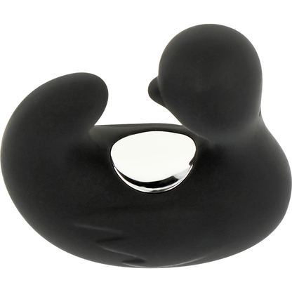 BLACK&SILVER - DUCKYMANIA UPPLADDNINGSBAR SILIKON STIMULERANDE ANK-FINGERTUTA