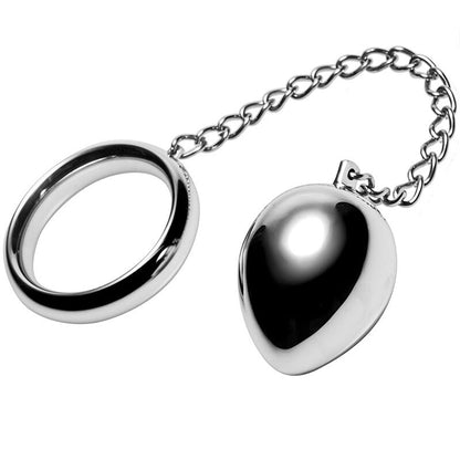METAL HARD - KUKRING 40MM + KEDJA MED METALLKULA