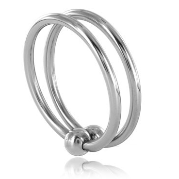 METAL HARD - DOUBLE STEEL RING 30MM - Kink&Play