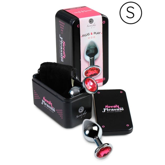 SECRETPLAY - ANALPLUGG I ALUMINIUM FUCHSIA 7 CM 