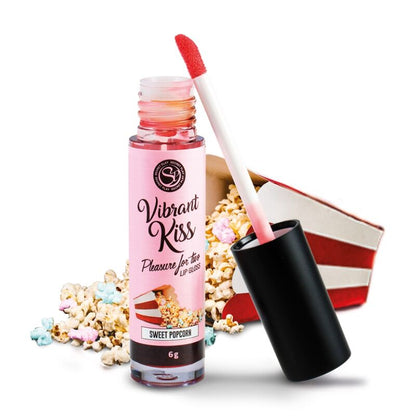 SECRETPLAY - LÄPPGLANS VIBRANT KISS SWEET POPCORN
