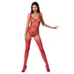 PASSION - KVINNA BS074 BODYSTOCKING EN STORLEK SVART