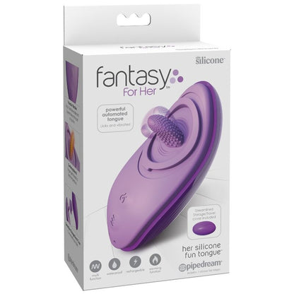 FANTASY FOR HER - Hennes roliga tunga i silikon, lila