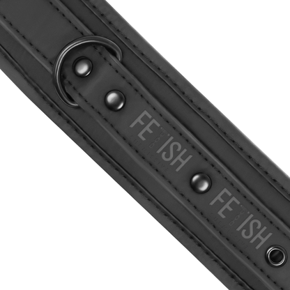 FETISH SUBMISSIVE - OPEN LEGS POSITION WITH NOPRENE LINING HANDCUFFS - Kink&Play