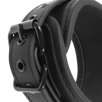 FETISH SUBMISSIVE - SET OF HAND AND ANKLE HANDCUFFS WITH NOPRENE LINING - Kink&Play