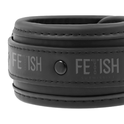 FETISH SUBMISSIVE - MASTER POSITION WITH 4 NOPRENE-LINED HANDCUFFS - Kink&Play