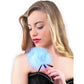 SECRETPLAY - LIGHT BLUE MARABOU DUSTER