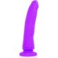 DELTA CLUB - LEKSAKER LILA DILDO MEDICINSK SILIKON 23 CM -O- 4,5 CM