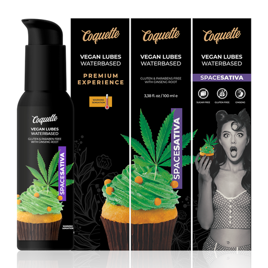 COQUETTE CHIC DESIRE - PREMIUMUPPLEVELSE 100 ML VEGANSK GLIDMEDEL SPACE SATIVA