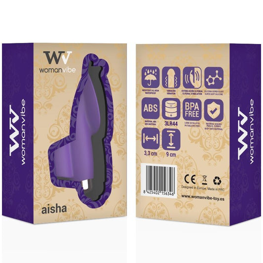 WOMANVIBE - AISHA SILIKON STIMULERINGSFINGER