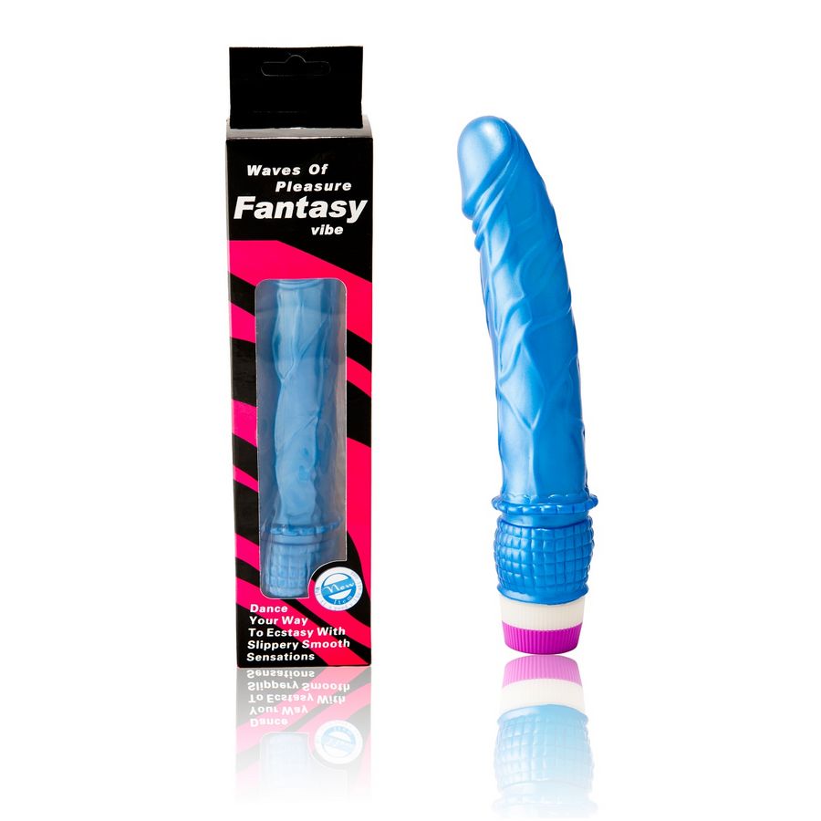 BAILE - WAVES OF PLEASURE VIBRATOR 23 CM BLÅ