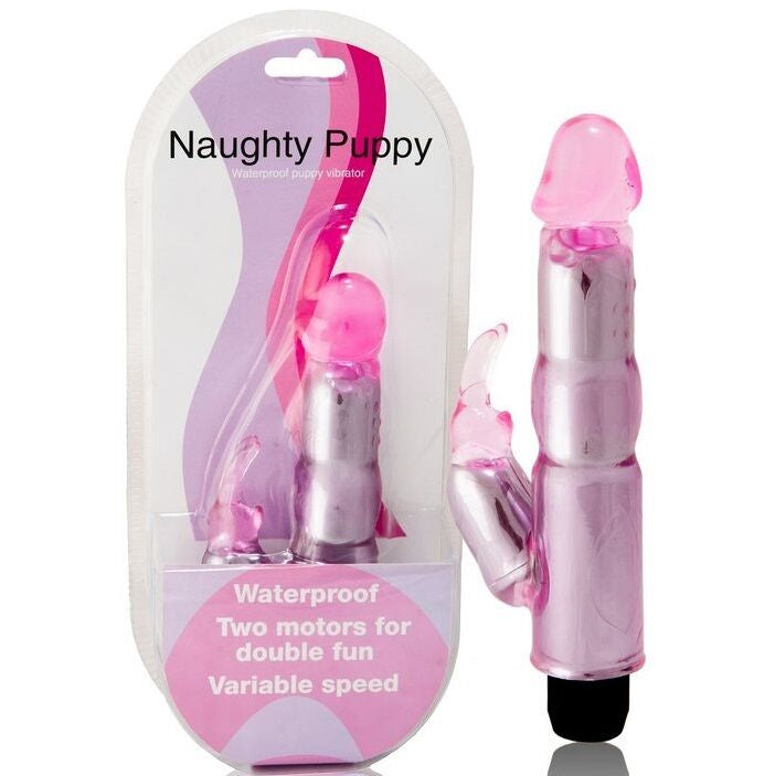 BAILE - VIBRATOR WITH ADJUSTABLE PINK STIMULATOR - Kink&Play