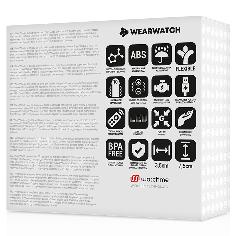 WEARWATCH - WATCHME TECHNOLOGY FJÄRRKONTROLL ÄGG HAVSVATTEN / ROSA