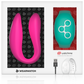WEARWATCH - DUBBEL TEKNIK WATCHME VIBRATOR FUCHSIA / SJÖVATTEN