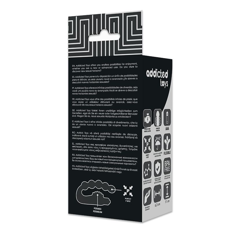 ADDICTED TOYS - ANAL MASSAGEAPPARAT FÖR PROSTATA MED VIBRATION