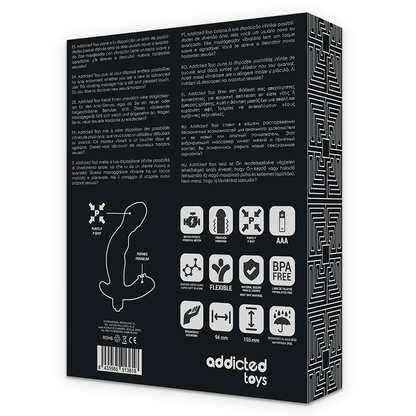 ADDICTED TOYS - ANAL STIMULATOR PROSTATA REALISTISK SILIKON G-PUNKT VIBE